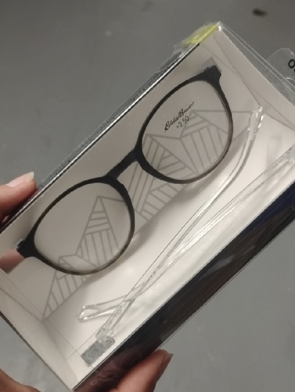 Calico & Clear Round Reading Glasses +2.50